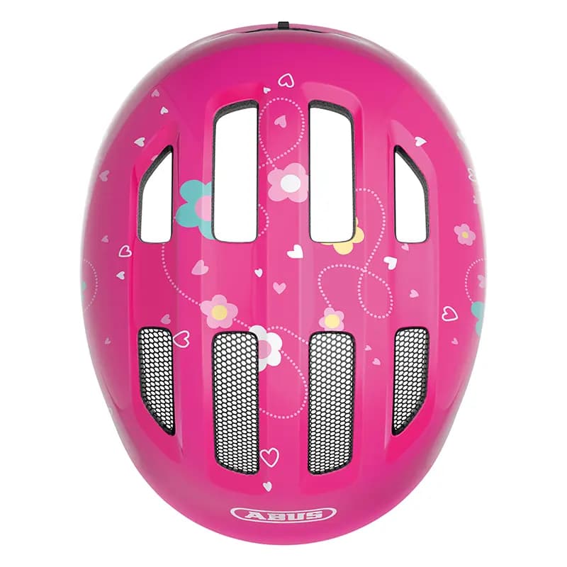 Casque vélo enfant Abus Smiley 3.0 Butterfly rose taille 50-55 cm 4