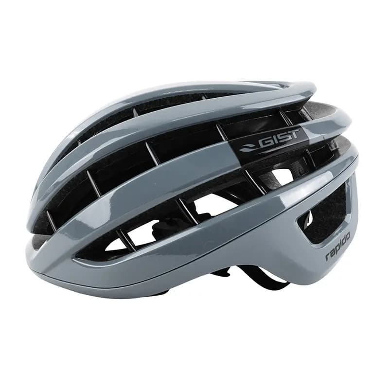 Casque vélo adulte GIST Route Rapido gris brillant 56-62 cm 4