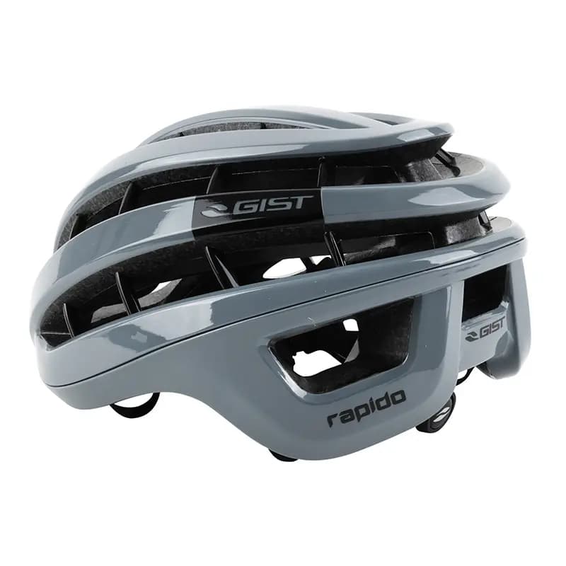 Casque vélo adulte GIST Route Rapido gris brillant 56-62 cm 5