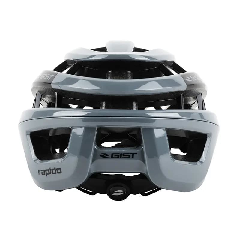 Casque vélo adulte GIST Route Rapido gris brillant 56-62 cm 6