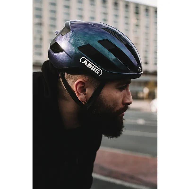 Casque vélo adulte Abus Wingback Flip Flop route urbain violet-vert brillant taille M (54-58 cm) 7