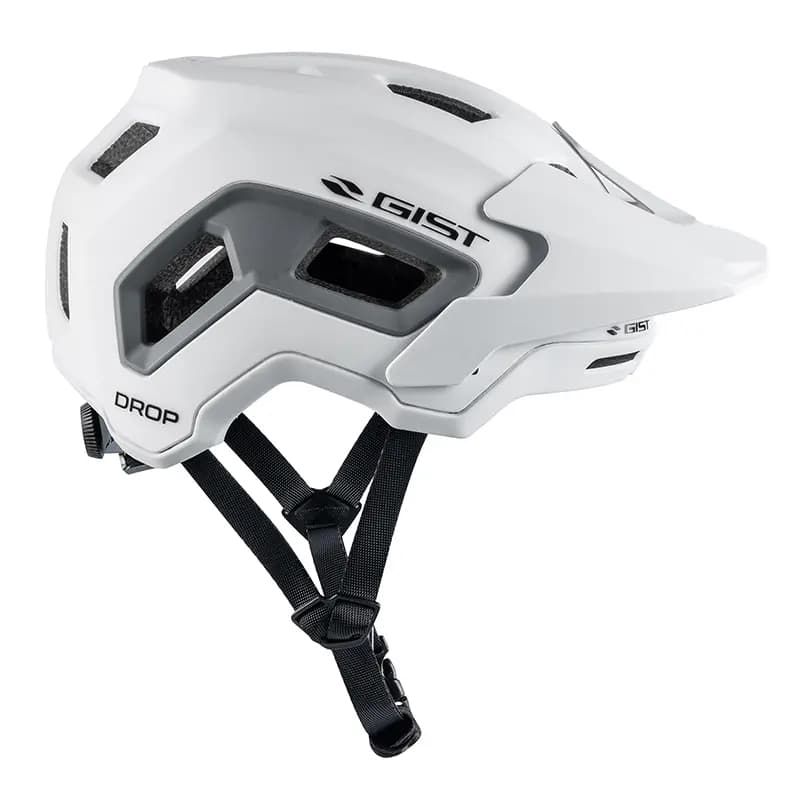 Casque vélo adulte GIST VTT Drop blanc in-mold taille 56-62