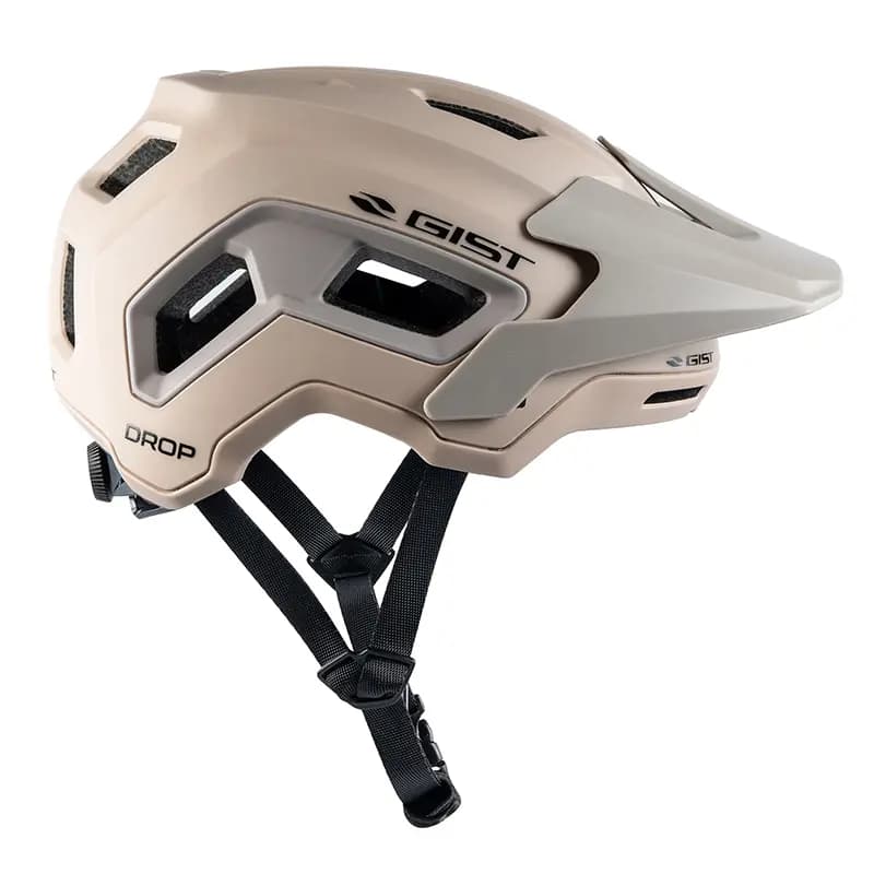 Casque vélo adulte GIST VTT Drop beige in-mold taille 52-56