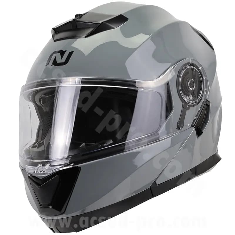 Casque modulable NOEND SC-34 double écran gris Nardo taille M