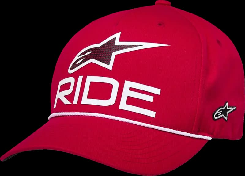 Casque ALPINESTARS CRV bill SNP ride comp rouge