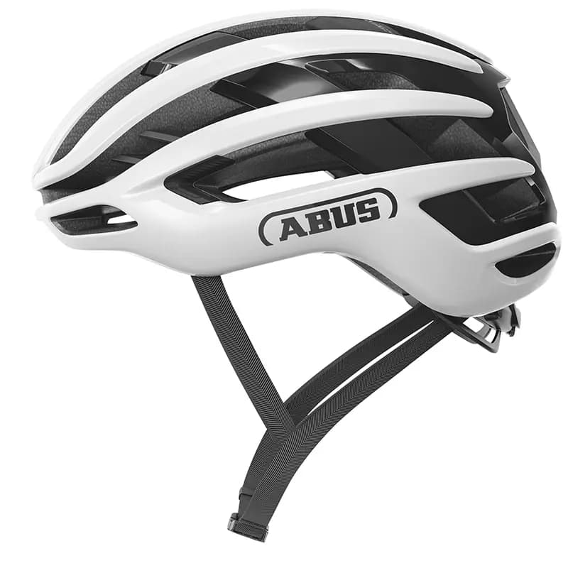 Casque vélo Abus Airbreaker 2.0 route blanc brillant taille L (58-62 cm)