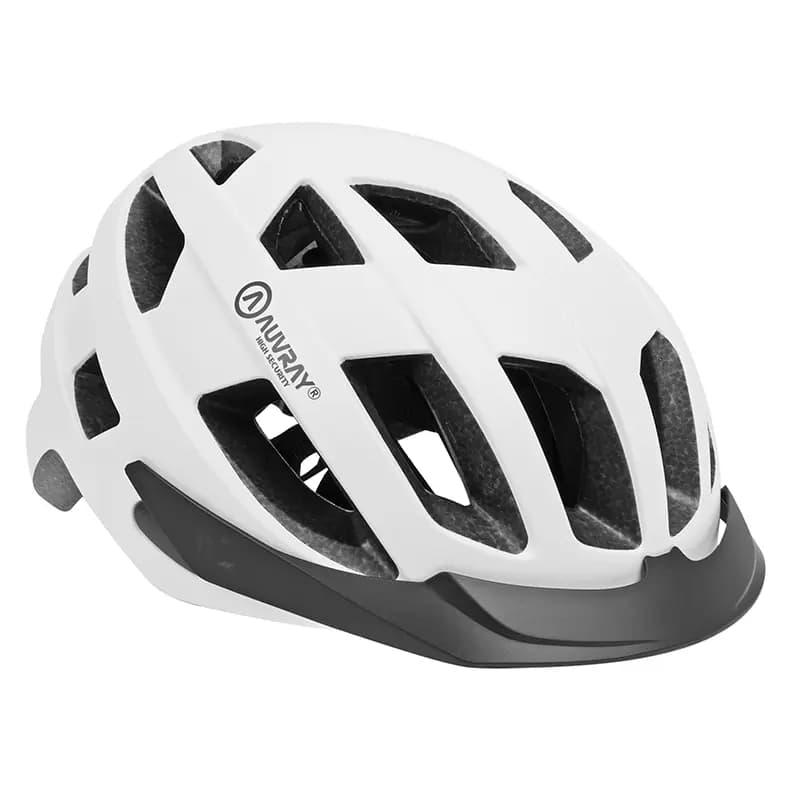 Casque vélo adulte Auvray Protect Urbain blanc in-mold taille L (59-63 cm)